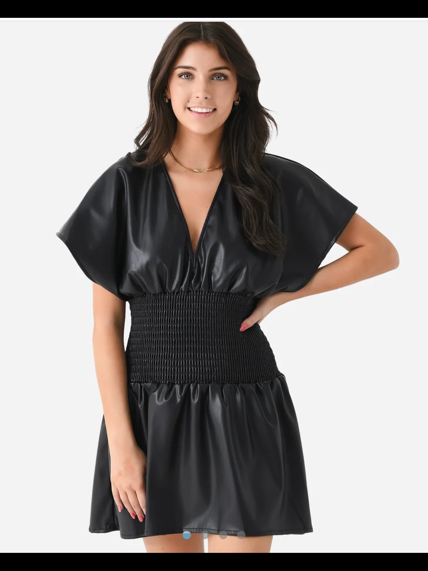 Misa Los Angeles Black Mounia Dress. Size Xs